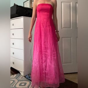 Zum Zum Pink Glitter Formal Dress